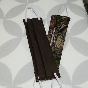 Set of two non surgical cotton face masks